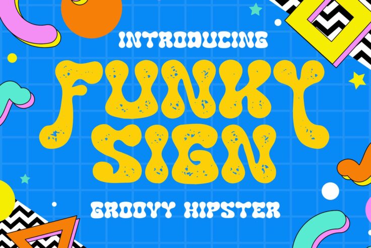 View Information about Funky Sign Font