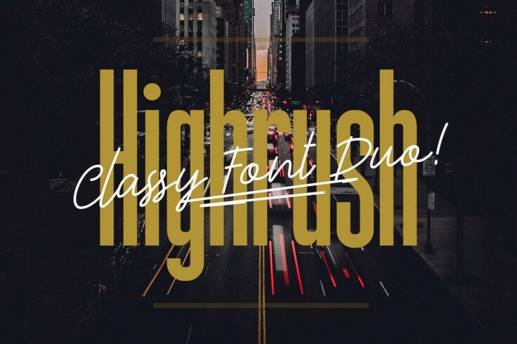 View Information about Highrush Condensed & Script Font Duo