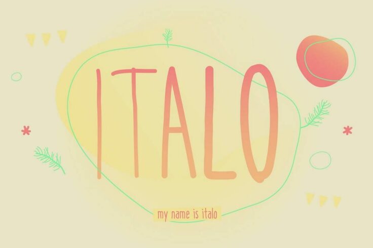 View Information about Italo Font