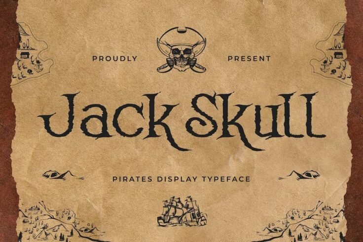 View Information about Jack Skull Creative Pirates Display Font