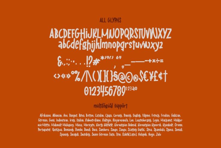 View Information about Rogtrilla Unique Number Font