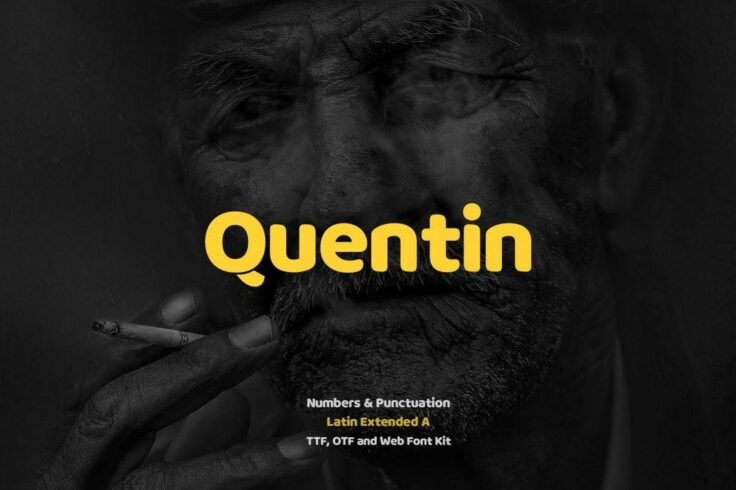 View Information about Quentin Pro Creative Logo Typeface